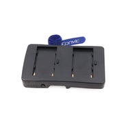 Eonvic NP-F Battery to V-Mount Battery Converter Power Adapter for 2-Pack Sony NP-F970,NP-F770,NP-F5