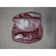 gugu closet raisin handbag (preloved)