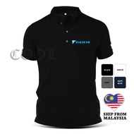 Sulam Daikin AC Uniform Aircon Aircond Polo Tee T-Shirt Embroidery Logo EDR-142