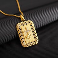 Gold Rhinestone Praying Hands Pendant Necklace, Crystal Prayer Gesture Charm, Religious Faith Jewelr