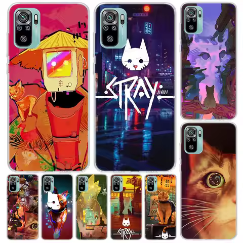 Stray Cat Game Cover For Xiaomi Redmi 10 10C 12 12C 9 9C 9T 9A Phone Case 10A 8A 8 7A 7 6A 6 Pro K20