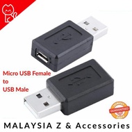 Data Changer Plug USB Adapter Convertor Female Micro Usb to USB Male