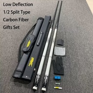 10/11.5/13mm Tip Predator Carbon Fiber Ako Billiards Cue Stick 1/2 Split Type Joint Low Deflection S
