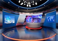 News Broadcast Hall Backdrop 7x5ft Studio Tv Breaking News Backdrop News Room Broadcasting Photo Bac