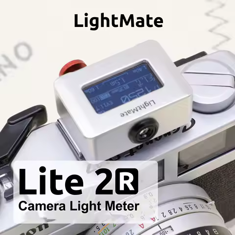 LightMate Lite 2R Light Meter LED Display Camera Light Meter with Cold Shoe for DSLR Film Camera Pho