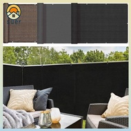 SUERHD Balcony Shade Cloth, 3/5/6M Waterproof Sun Shading Sails, Multi-functional Fencing  Fence Pat