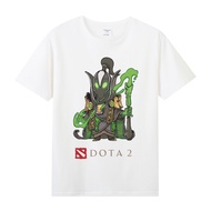 dota2 Dota game hero e-sports team Carl Blue Cat Ice and Fire Women Black Bird Zeus pure cotton shor