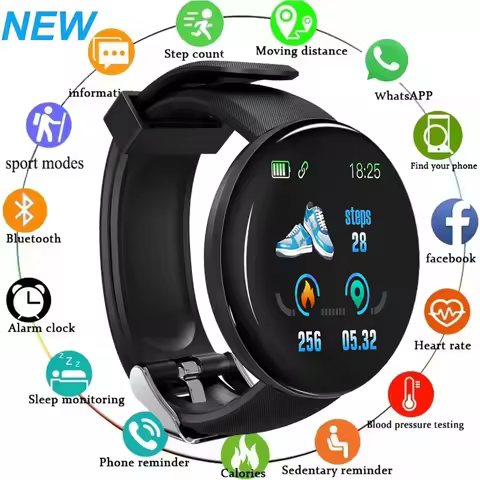 For Xiaomi Bluetooth Smart Watch Men Women Blood Pressure Heart Rate Monitor Sport Smartwatch Digita
