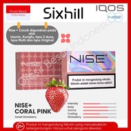 Ready JT Sixhill Nise + CORAL PINK (Sweet Strawberry) Sticks Seperti Iqos Heets Compatible With Iqos