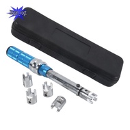 Spoke Torque Wrench 2-10 NM Motorcycle Spoke Wrench Set Steel Torque Wheel Spoke Spanner with Storag