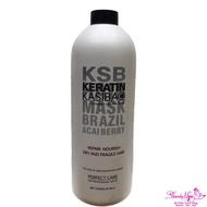 KASIBAO KSB BRAZIL ACAI BERRY Hydrolyzed KERATIN Steamer restores severely damaged hair 1000ml. TN T