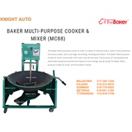 THE BAKER Heavy Duty Commercial Industrial Multi-Purpose Cooker & Mixer Come With Wok MC88
