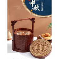HY💕 New Chinese Acrylic Retro National Style Moon Cake Box Mid-Autumn Festival Big Mooncake Packing Box Creative Upscale