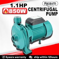 REAIM Water Pump 1.1HP Self-Priming for Household Use Centrifugal Pump 850W Water Pump