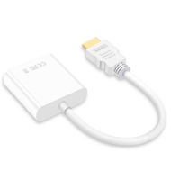 HDM To VGA Converter Video Aux Audio Adapter Male Female Input Output with Power Supply Cable Connec