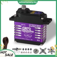 60KG PWM Digital Servo High Torque Steel Gear Servo Brushless Motor IP68 Waterproof with Metal Servo