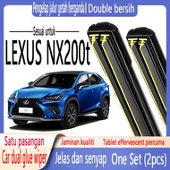 Lexus NX200t Dedicated Wiper LEXUS NX200t NX300 (2015-2022) Double Rubber Strip Wiper Cartilage Wipe