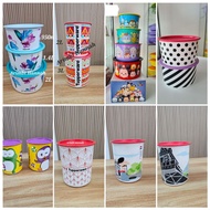 Tupperware One Touch Canister Cartoon / Topper Small 950ml / Zigzag / Tsum Tsum Canister