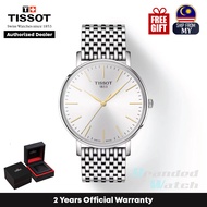[Official Warranty] Tissot T143.410.11.011.01 Men's Everytime 40mm Stainless Steel Watch T1434101101101