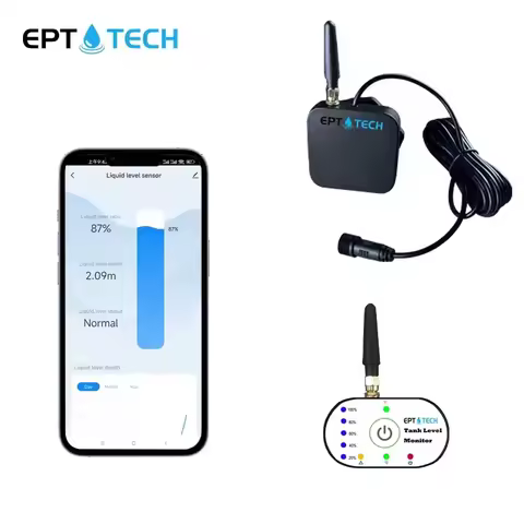 NEW EPTTECH TLC2326P Tuya WIFI RF433 Ultrasonic IP67 Water Tank Liquid Level Indicator Controller
