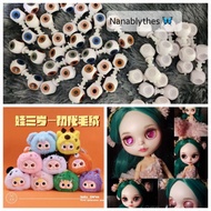 Blythe Doll Eye Core Parts Eyelids Baby Three Can Be Worn (Alternally Refilled)
