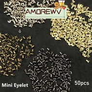 AMOR12WV 50pcs Belt Buckle Hot Shoes Clothes Mini Ultra-small Diy Dolls Buckles