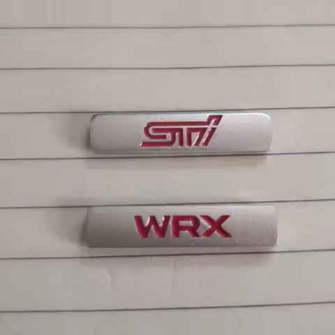 STI WRX Front Lip Side Skirt Random Interior Decorative Stickers Front Scoop Small Marker STI Small 