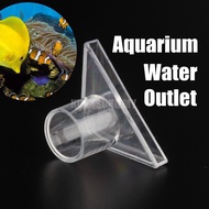 Aquarium Water Outlet Clear Color Duckbill Pipe Head Fish Tank Connector 3 Size