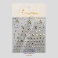 Tomoni emboss nail sticker 5D nail art sticker premium type 16