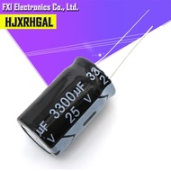 5PCS 25V3300UF 16*25mm 3300UF 25V 16*25 Electrolytic capacitor New original integrated circuit