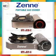 ZENNE PORTABLE GAS COOKER C/W CARRYING PLASTIC CASE KPC-JG10-C / KPC-JG11-G | USE BUTANE GAS REFILL