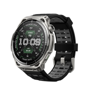 Amazfit 華米 Balance 3 專業運動訓練手錶｜雙頻6衛星GPS｜安裝地圖導航｜內建照明｜不銹鋼 (silver)