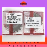 HONDA C70 (420) SPOCKET - (14T/15T) C 70/GBO/WAVE125/WAVE 125 SPROCKET SPROKET SPROCKETS