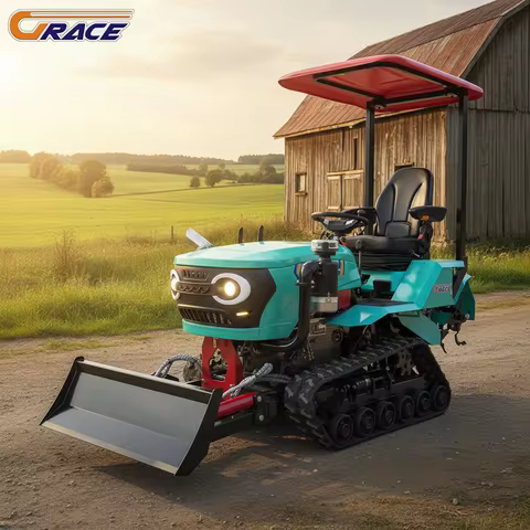 Customize All-Terrain Crawler Tractor For Wetland And Hilly Farmland