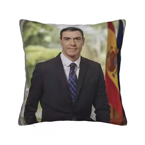 Pillow Cover Pedro Sanchez Spain PSOE Cute Funny Pillow Case For Sofa Car Home Decor Pillowcases