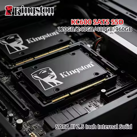 Kingston KC600 2.5" SATA3 SSD, 256GB/512GB/1TB/2TB, High Speed Internal Solid State Drive for Laptop