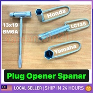 Spanner Spark PLUG BOX Opener Honda EX5 C70 Kriss Wave Dash RS150 Yamaha RXZ Y125 LC135 Y15 Y16 TZM Spanar Mesin Rumput