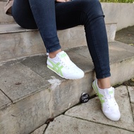 Onitsuka Slip on White Green Shoes