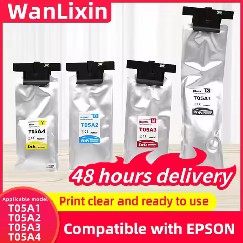 T05A1 T05A4 Ink Cartridge With Pigment Ink For Epson WorkForce Pro WF-C878R WF-C879R C878R C879R Pri