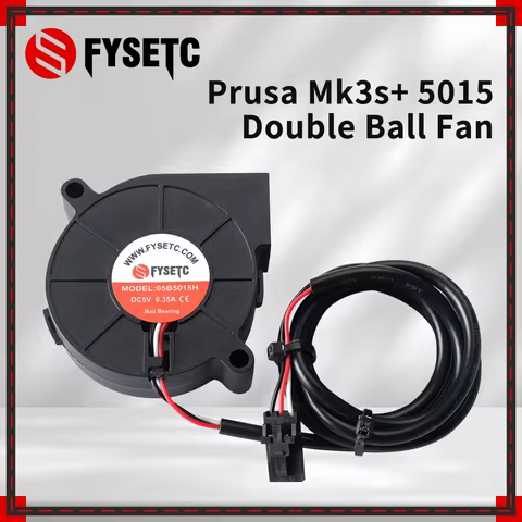 Prusa i3 MK3 3D Printer Parts DC 5V 5015 Blow Radial Cooling Fan Hydraulic Sleeve Bearing Front Prin