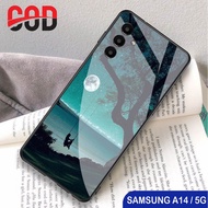 HP [A19] Case Samsung A14 5Ghp Samsung A14 5G Glitter Glass Softcase Samsung A14 5G Phone Case/ Sams