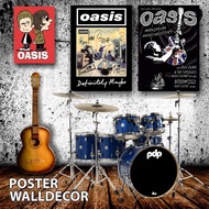 OASIS Wooden Poster Display Music band Classic rock Wall Decoration | OASIS Wooden Poster Home Wall 