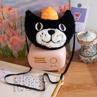 NEDFS Jellycat Plush Doll Bag, Black Cat Fluffy Plush Cat Dolls Keychain, Jellycat Pendant Toy Plushies Doll Plush Stuffed Ins Jellycat Stuffed Animal Toy Kid Girl Boy