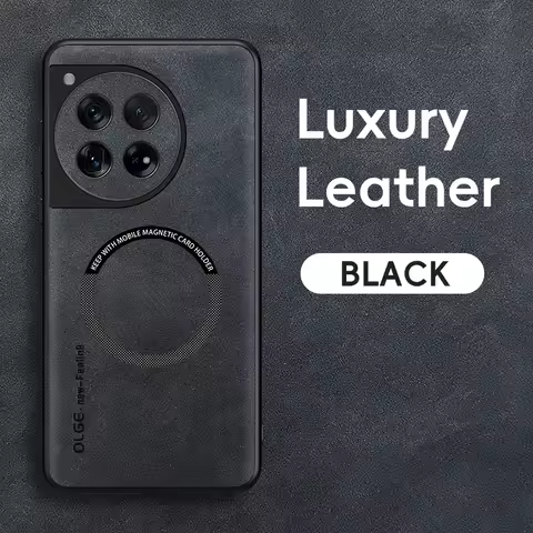 Magnetic Retro Leather Soft Case For OnePlus 12 11 13 OnePlus12 OnePlus11 5G Wireless Charging Phone