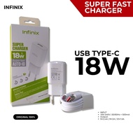 CHARGER INFINIX TC INFX 18W/SC018W/V8/FAST/WHITE ORIGINAL 10000%