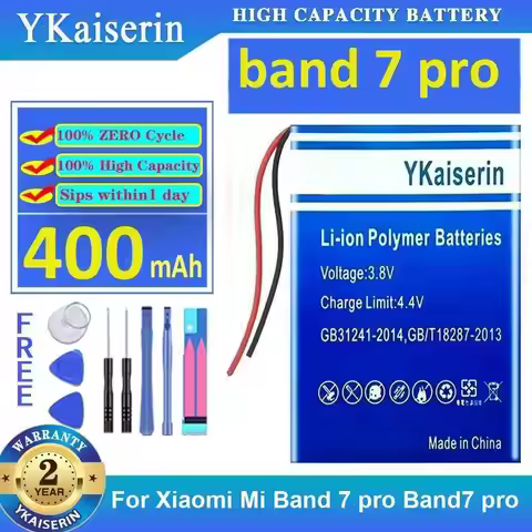 For Xiaomi MI Band 7 Pro Band7 Pro Watch Battery 400mah Long Lasting