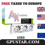 Xj USED AX GAMING RTX 4070 RTX 4070Ti Rtx3070ti RTX 4060 RTX 4060Ti RTX 4080 Graphic Card Video Card