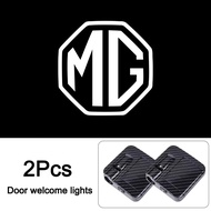 2pcs MG HD Car Door Welcome Light Led Projector Lamp For MG ZS 5 7 6 Cyberster MG4 EV ES5 HS ONE GT 