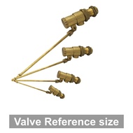1" 25mm Float Valve Bola Injap Tangki Air Light Duty Heavy Duty  Brass Float Arm Valve Pelampung Tem