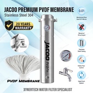 JACOO Premium with PVDF Stainless Steel 0.01 Micron PVDF Membrane Outdoor Water Filter Penapis Air